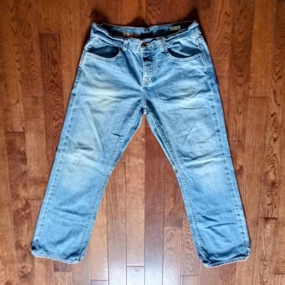 Tommy Hilfiger Premium Bootcut Dark Blue Denim Jeans - W34 x L32 - Picture 2 of 4